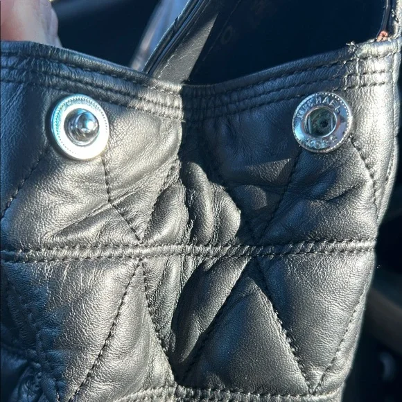 Michael Kors Black Quilted Backpack - Picture 9 of 13